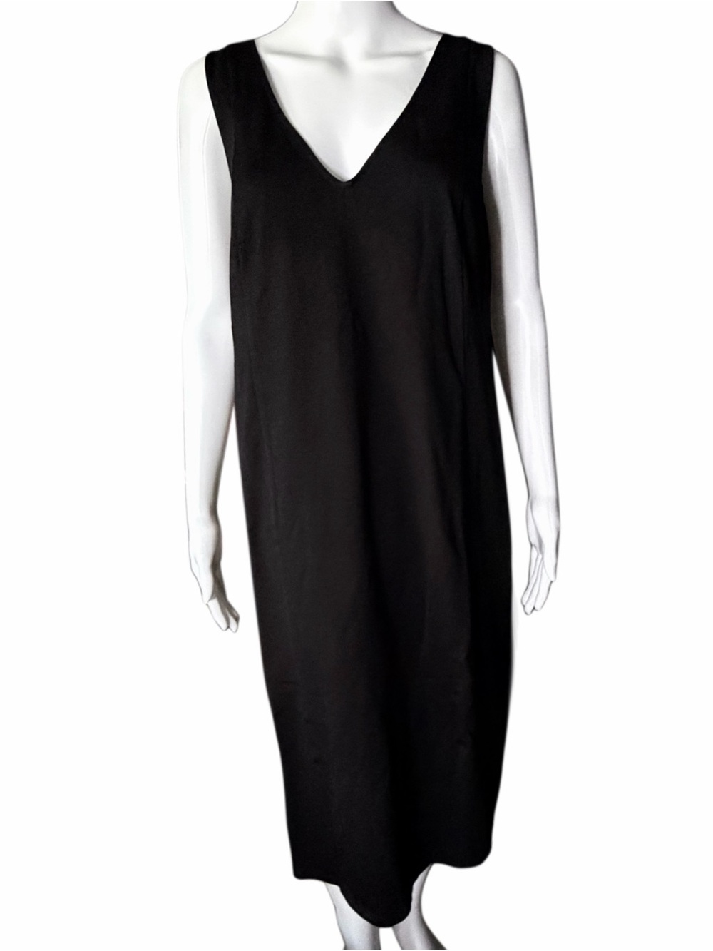 Torrid Black Sleeveless V-Neck Bodycon Midi Dress Size 4X 26 NWT Plus Size